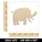 Sniggle Sloth; Elephant Doodle Solid Unfinished Wood Shape Piece Cutout for DIY Craft Projects; Category:Words & Shapes; Image:2